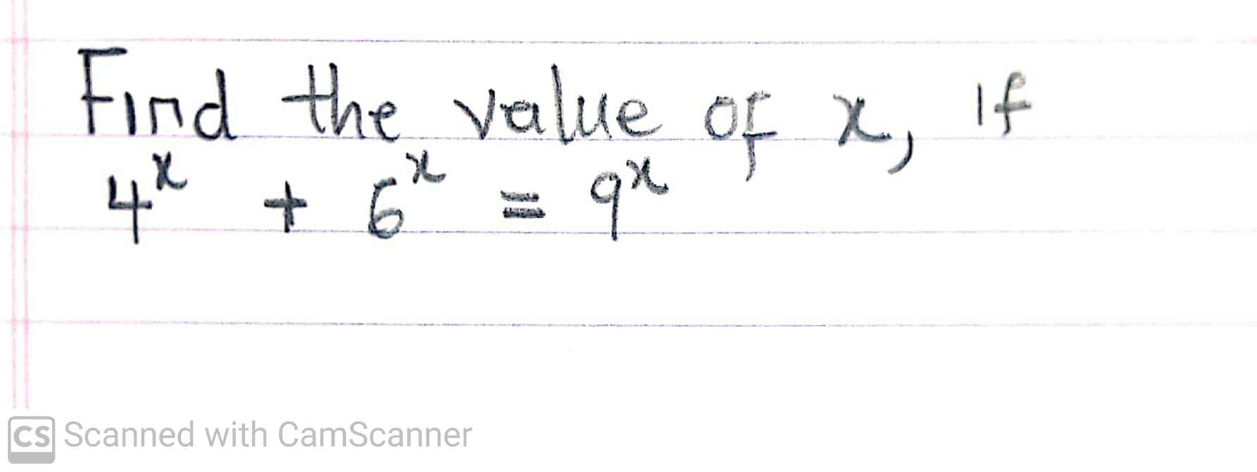 Find the value of X, If
4e + 6
qu
