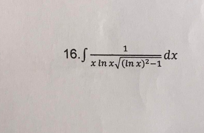 16.S
1
x In x/(In x)2-1
