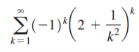 k
Σ(-1)
2
k-
k=1
