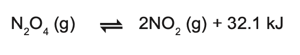 N,O, (g)
= 2NO, (g) + 32.1 kJ
