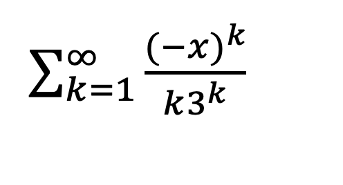 (-x)k
Lk=1 k3k
00
