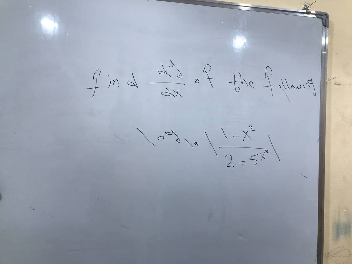 find
the falomng
\-x
2-5X
10
