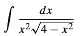 dx
J x?V4 – x²
-2.
