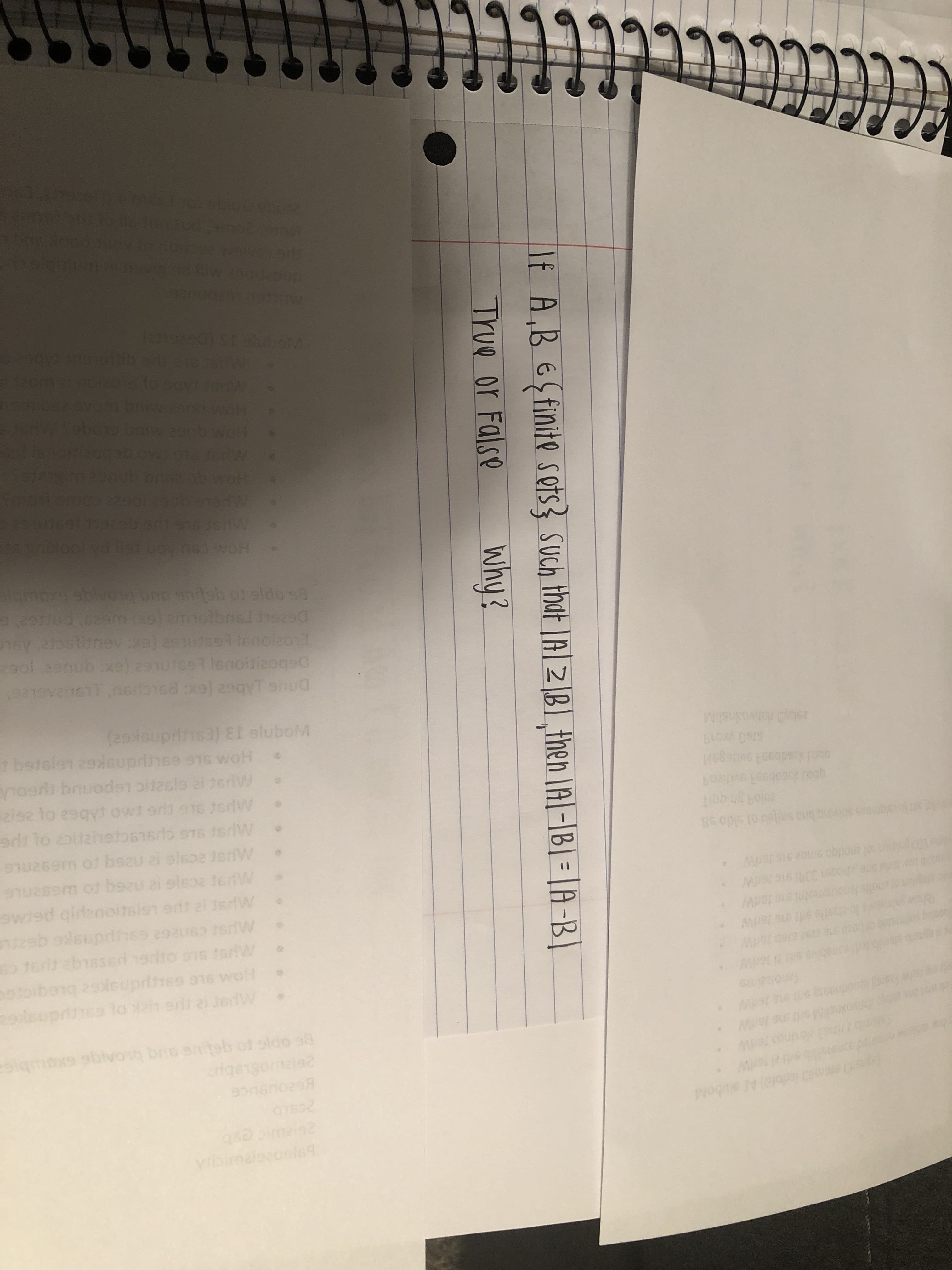 epiucy
L2004
vom
oboy
1o hniw eanb wol
gab owmew
nob wok
290
iMoolvd ller nwor
amoxs sbivog bnc snitsh or sldo s8
2ed ceam) ammotbnel heesd
1sy 2sonev) lenoleo
sof eenubxe 29101ce7lenouiaoged
29gyT onua
wognie 13 (Esdskee)
uboM
29by0 rotivoinsi.M
scxpucD
bstelen 29suprinse 1 woH
kroob
MuSCR 92c Lsponuq ucou
wog bno
adr to ailzhetb61 1erW
S26m of bsau ai elsoe JeriW
MASEICPOIG obpioue o
owied girdenoi7slen edt el 1eriW
otpibong 2 uprihes o16 wolt
fanolaaime
rige
Al suboM
yibimalocoole4
If A,B 6Sfinite s ets3 such that TA|Z|BI then TA1-IB| = |A -B|
%3D
True or False
why?
