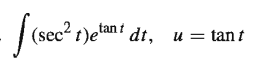 (sec² r)etant dt,
tan t
u = tan t
