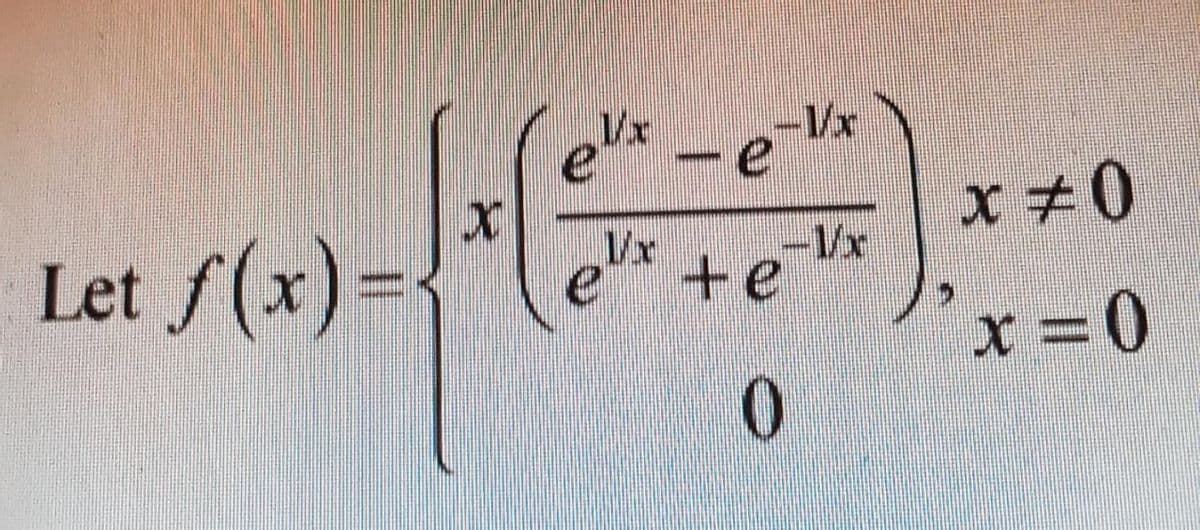 -eVx
let S(+)-
Let f(x)=-
-1/x
0.
