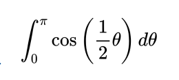 π
[" cos (10) de
COS
2
0