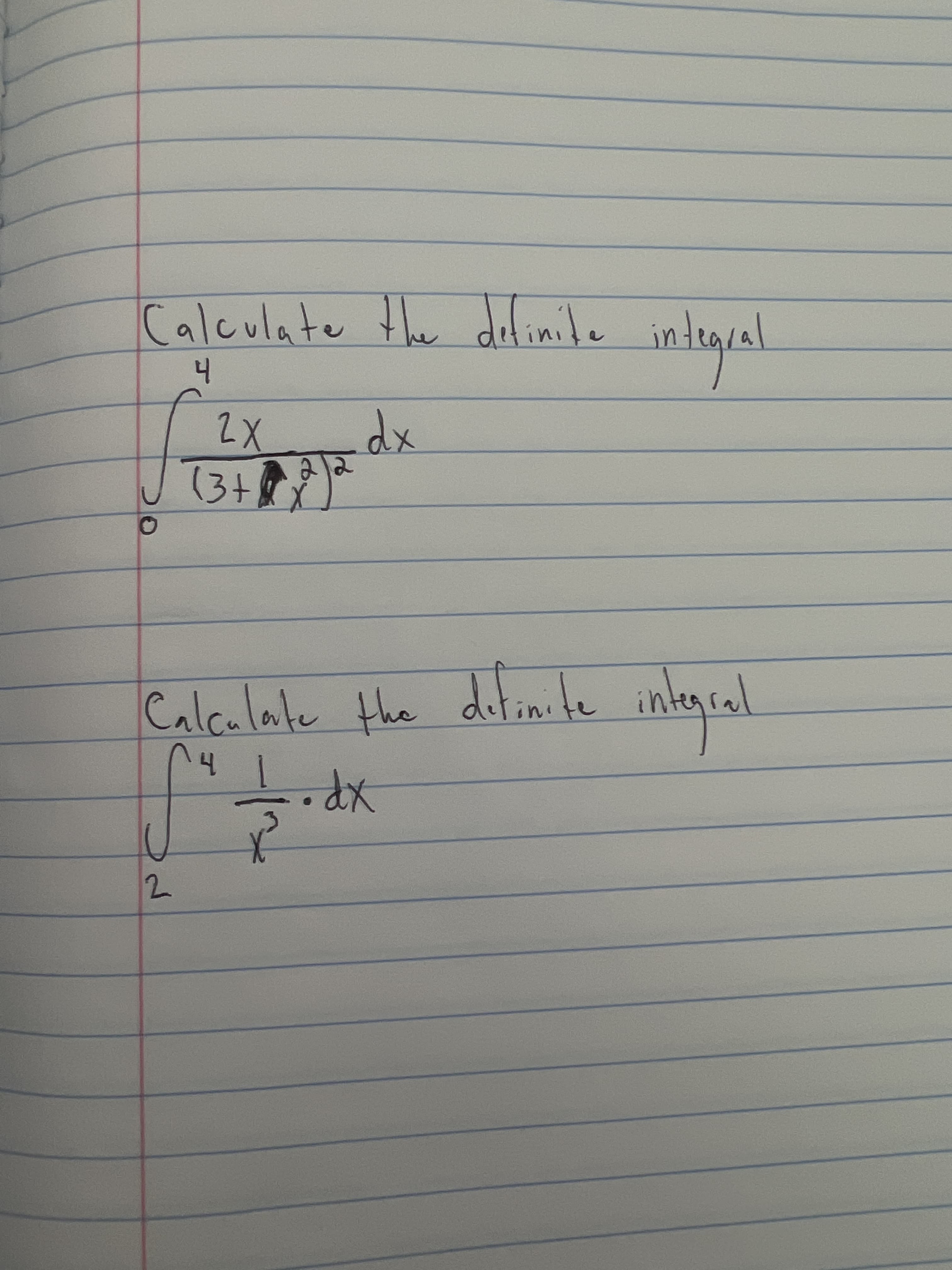 Calculate the definile inte
2X
(3+
Calculate
the ditinite integcal
xp.
