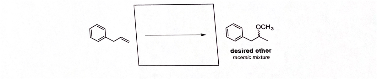 OCH3
desired ether
racemic mixture
