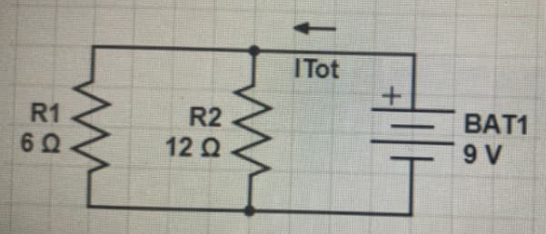ITot
R1
60
R2
BAT1
12 Q
9 V
