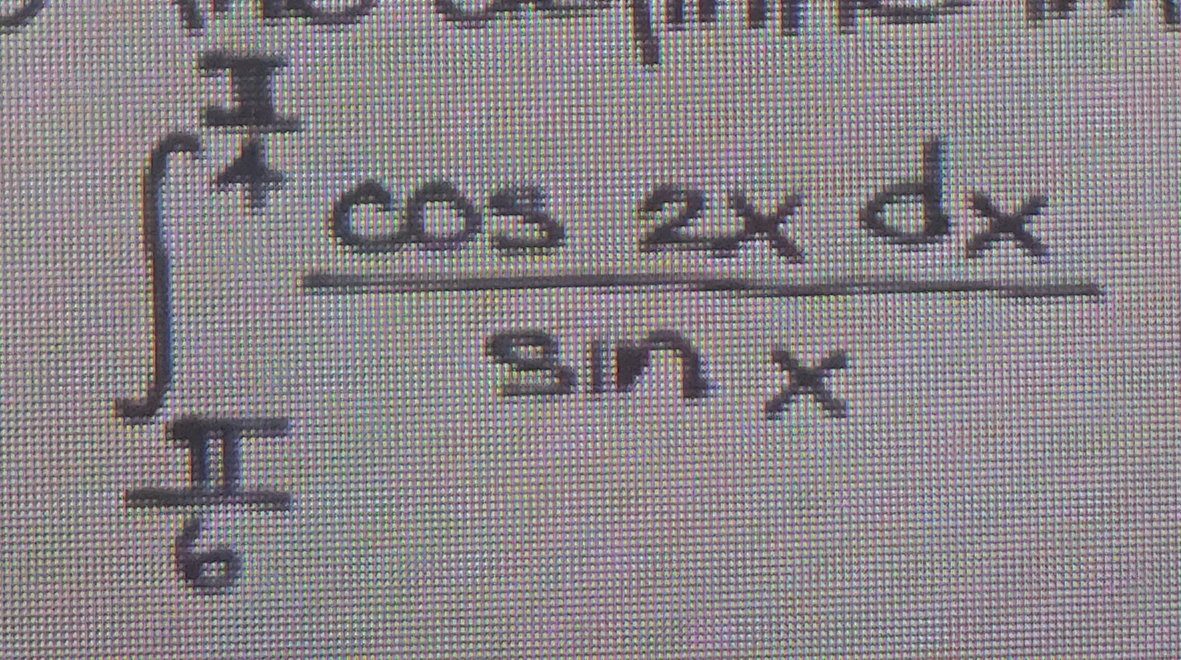 품
cos 2x dx
sin x