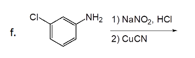 CI-
NH2 1) NaNO2, HCI
f.
2) CUCN

