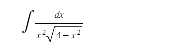 S
dx
x²√√4x²