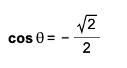 cos 0 =
√√2
-|~