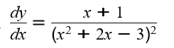 dy
(x2 + 2х — 3)?
х +1
dx
