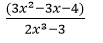 (3x²-3x-4)
2x²-3