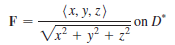 (x, y, z)
F =
on D*
V + y² + z?

