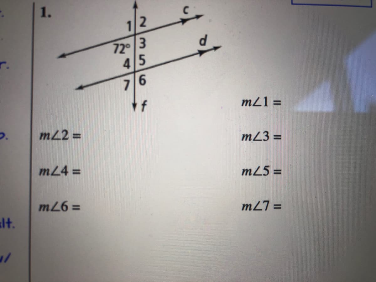 1.
12
72 3
4 5
76
mL1 =
mL2 =
m23 =
mL4 =
mL5 =
lt.
m27 =
