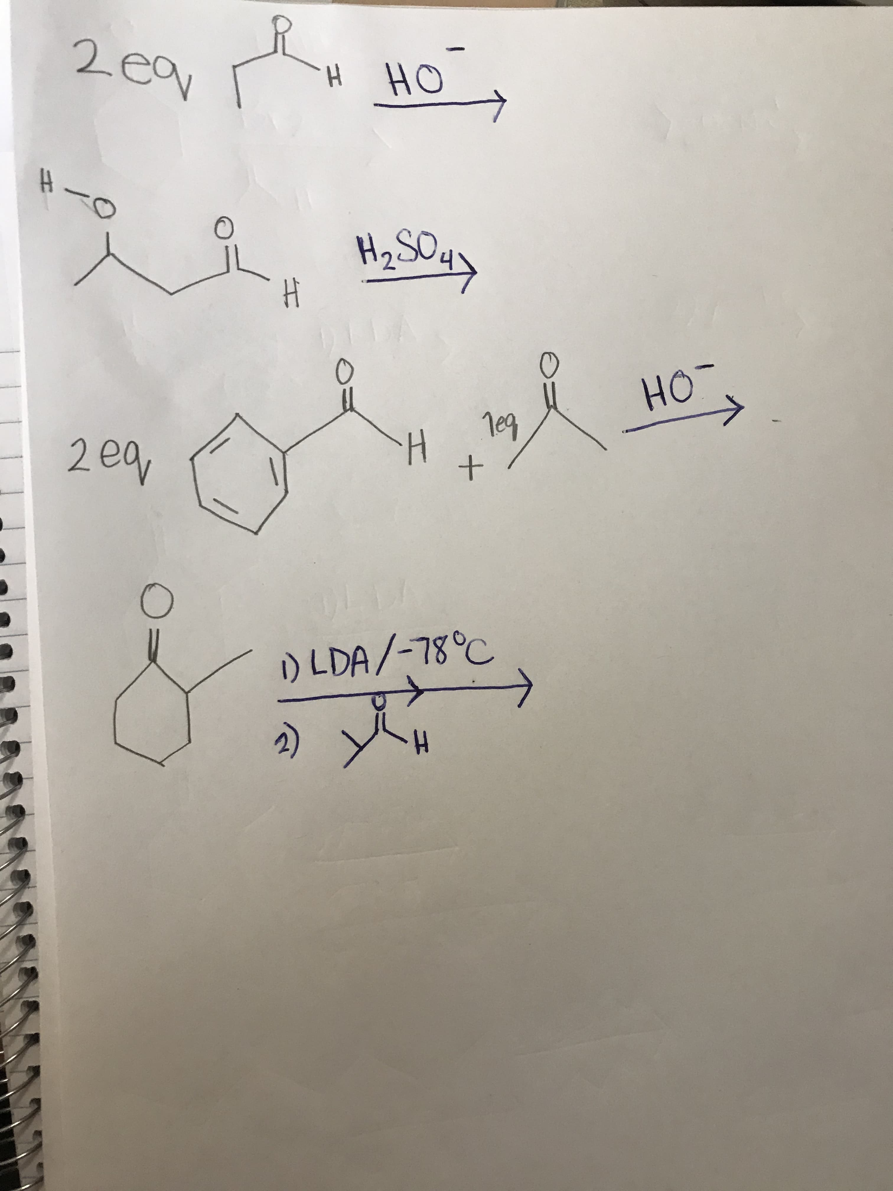 2ev
HHO
H2S04
H
HO
leg
+
2 ea
O
LDA/-78°C
