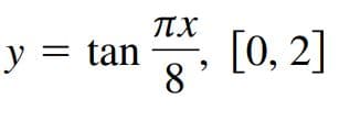 TTX
y = tan
8
[0, 2]
