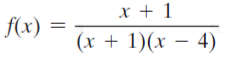х+1
f(x)
(х + 1)(х — 4)
