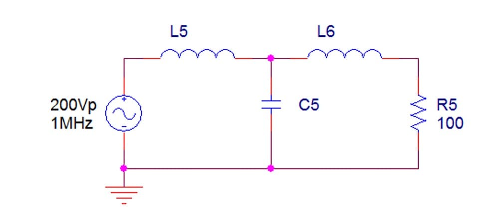 200Vp
1MHz
L5
L6
C5
R5
100