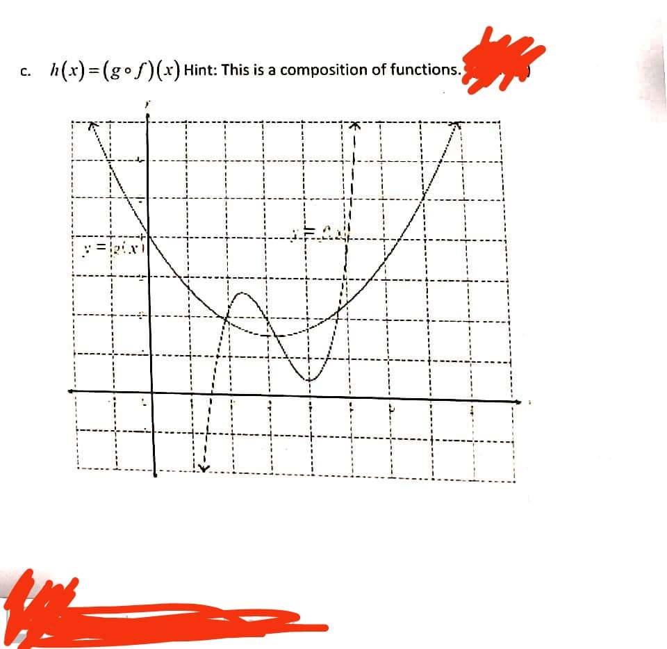 C.
h(x)=(gof)(x) Hint: This is a composition of functions.
II
||
4
TH
A
H
I