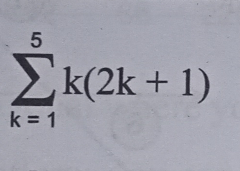 k(2k + 1)
k = 1
M-
