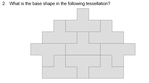 2. What is the base shape in the following tessellation?