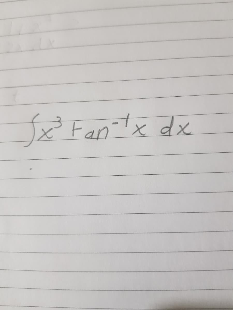 X² Fanilx dx
