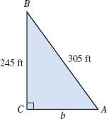 305 ft
245 ft
A
