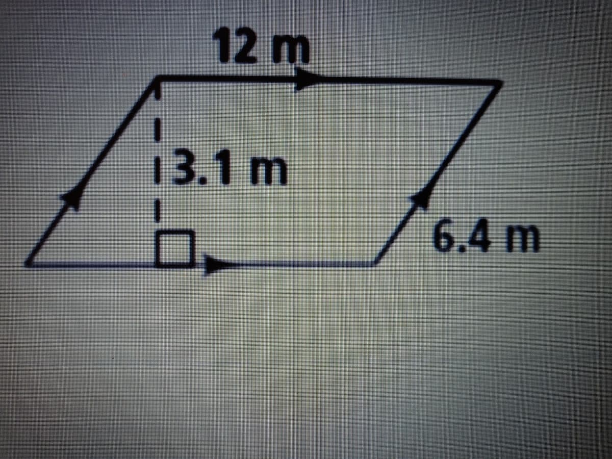12 m
13.1 m
b,
6.4m
