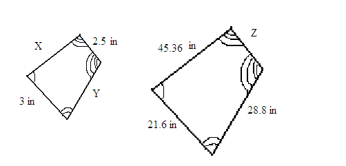 Z
X
2.5 in
45.36 in
Y
3 in
28.8 in
21.6 in
