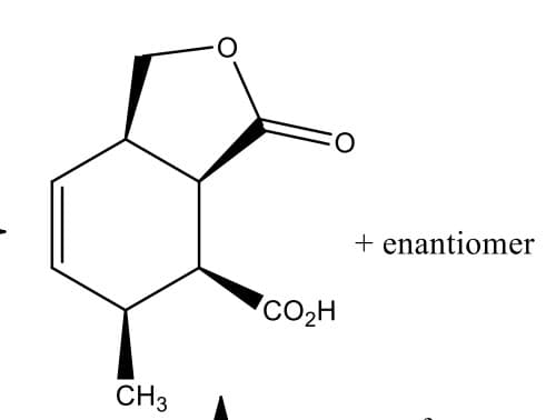CH3
CO₂H
+ enantiomer