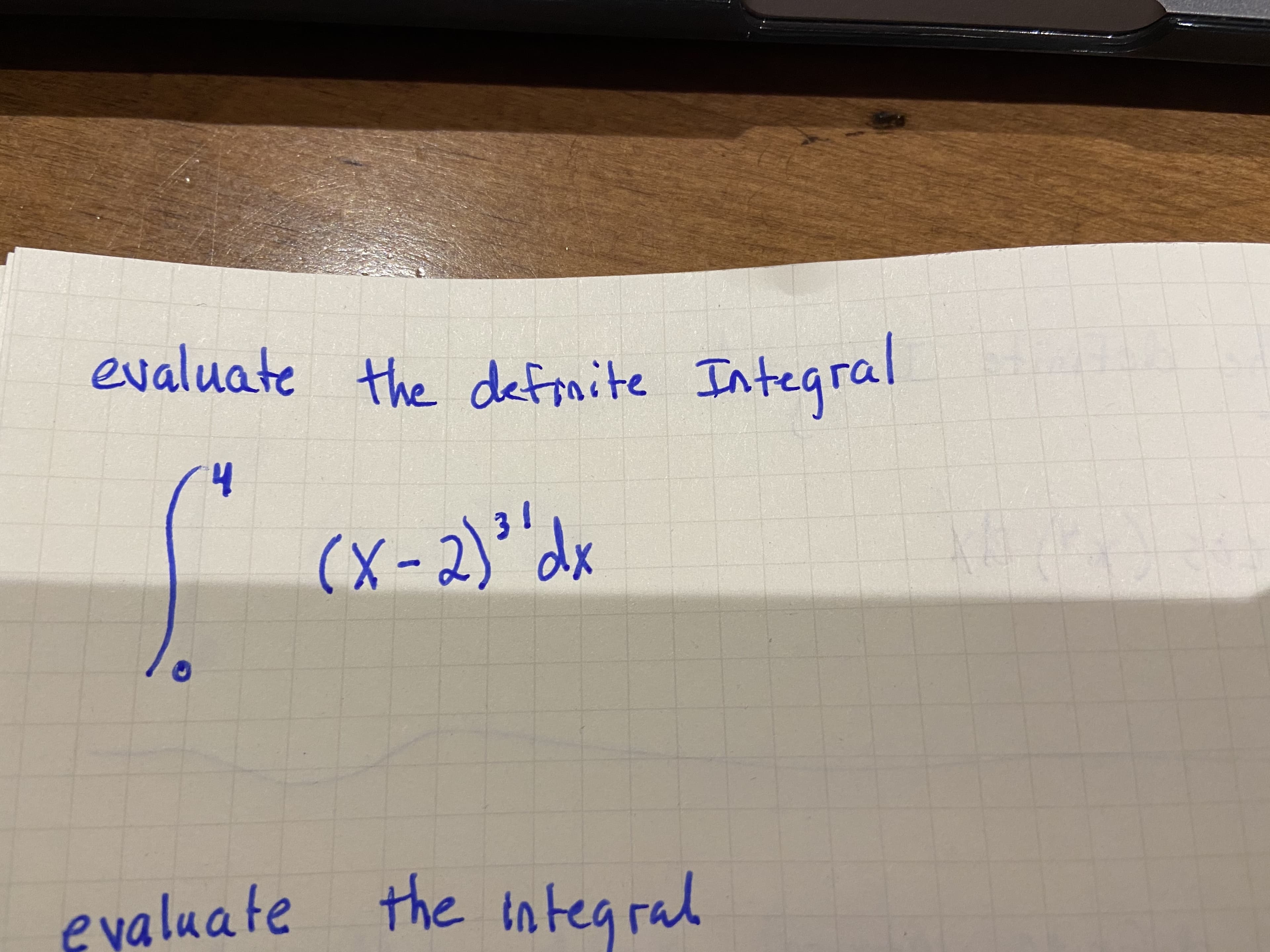 evaluate the defmite Integral
га
(X -2)dx
4.

