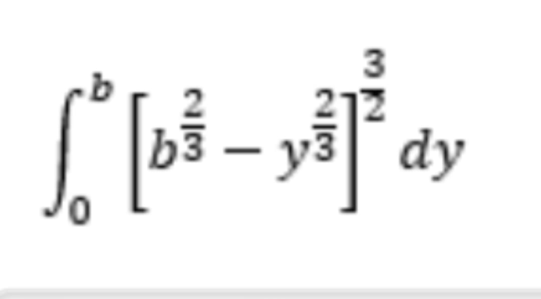 3
[² [p³ - y³] ³ dy