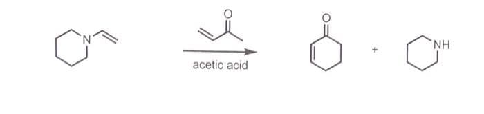 C
acetic acid
NH
C