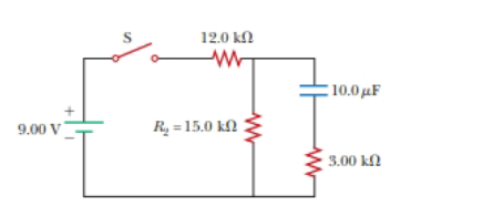 12.0 ΚΩ
: 10.0 μΕ
9.00 V
R, = 15.0 kN
3.00 ΜM
