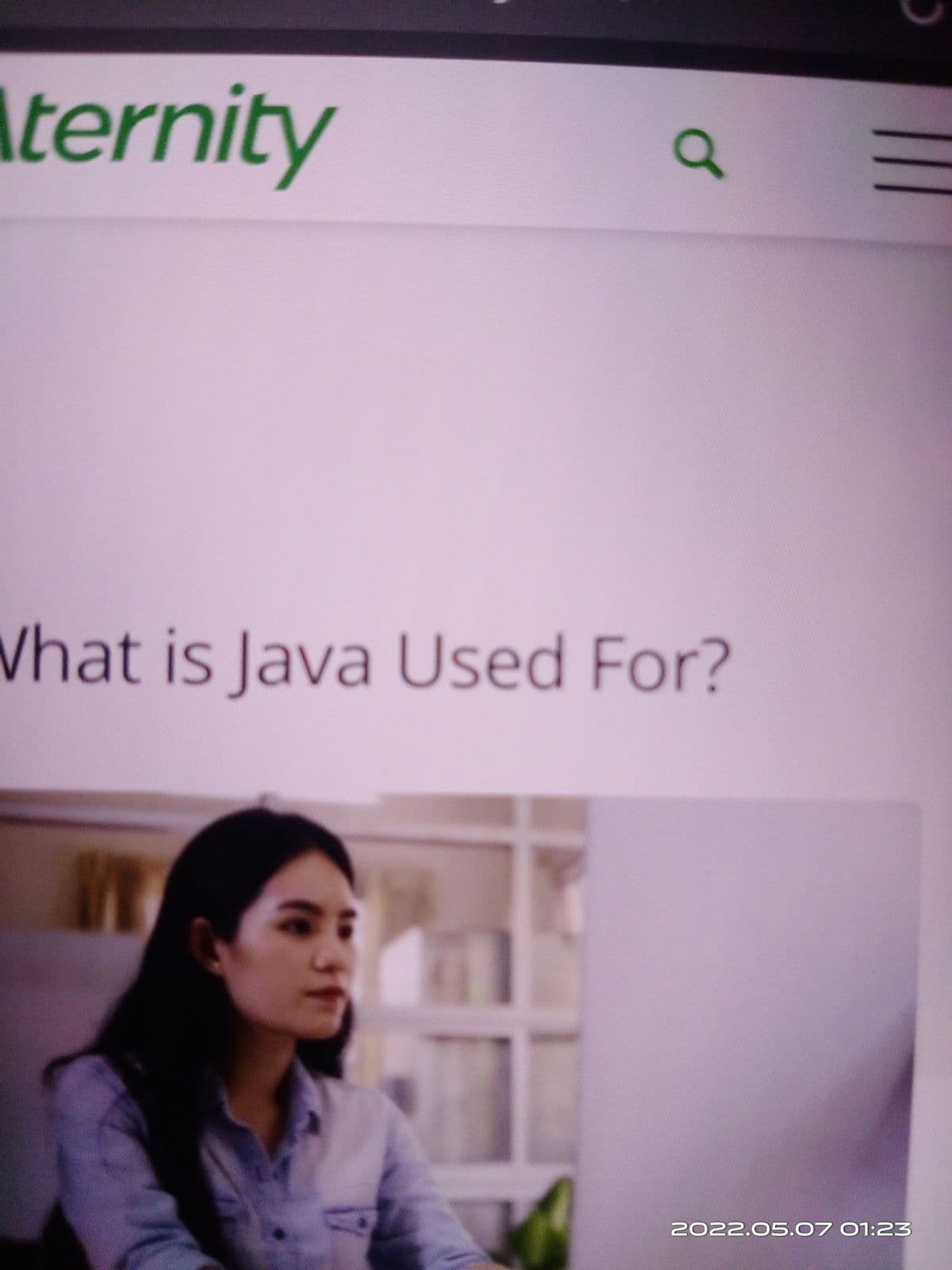 \ternity
What is Java Used For?
2022.05.07 01:23
