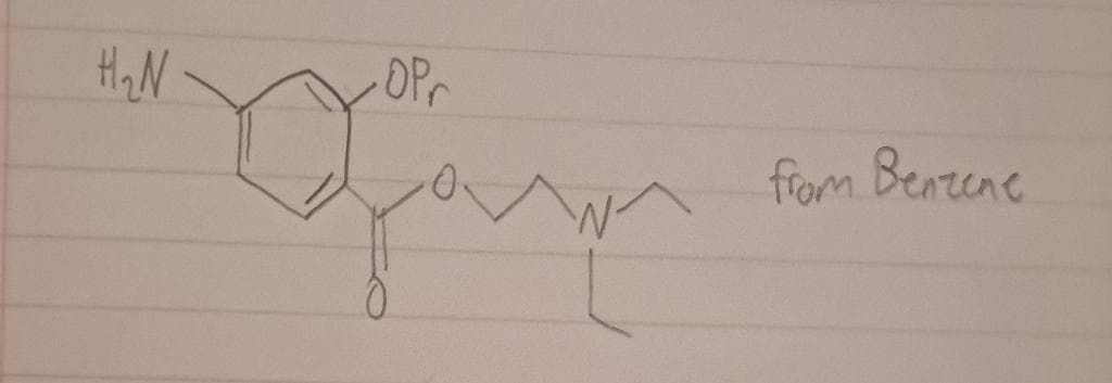 OPr
from Benzene
