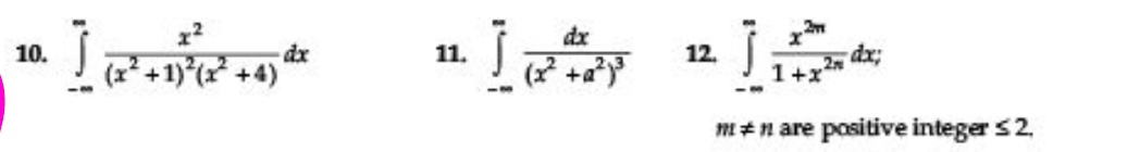 10.
dx
dx
11.
12.
dx;
m+n are positive integer s2,
