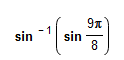 sin -1|
9n
sin
8
