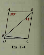 A
100°
35
E
D.
Exs. 1-4
