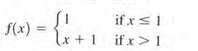 if x< 1
F(x) = +1 ifx>1
