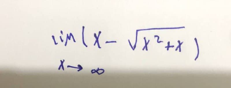 Lim(x- Vx?+x )
メ→ め
