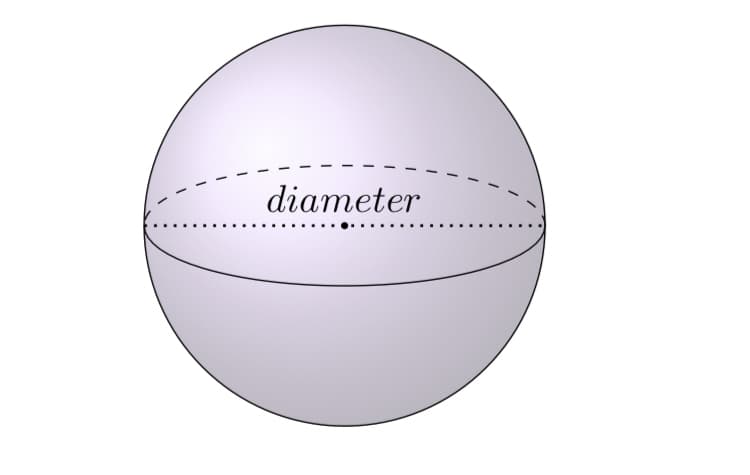 diameter
