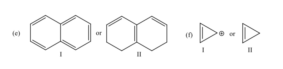 (e)
or
(f)
+ or
I
II
II
