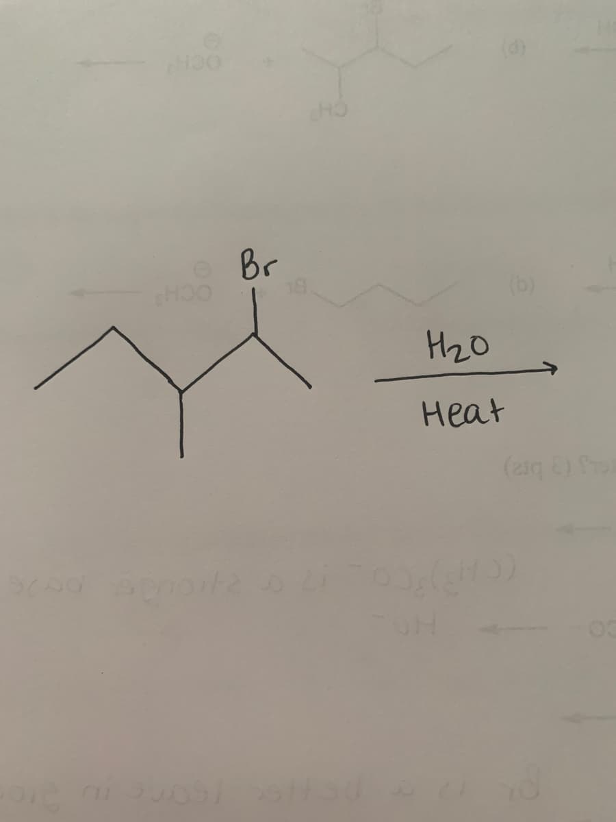 e Br
(b)
H20
Heat
(aq
