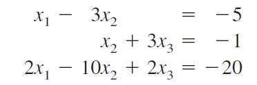 X1
Зx,
х, + 3х,
+ 3x3
2x, – 10x, + 2x3 = – 20
– 20
