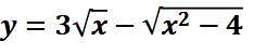 y = 3Vx – Vx² – 4
